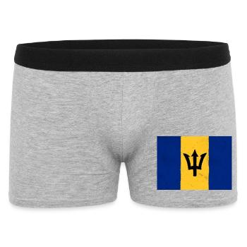 Drapeau de la Barbade - Boxer Homme - gris chiné - Devant