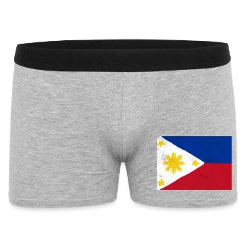 Flag of the Philippines – a symbol of unity - Men's Boxer Shorts - heather grey - Front