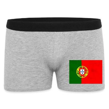Drapeau du Portugal - Boxer Homme - gris chiné - Devant