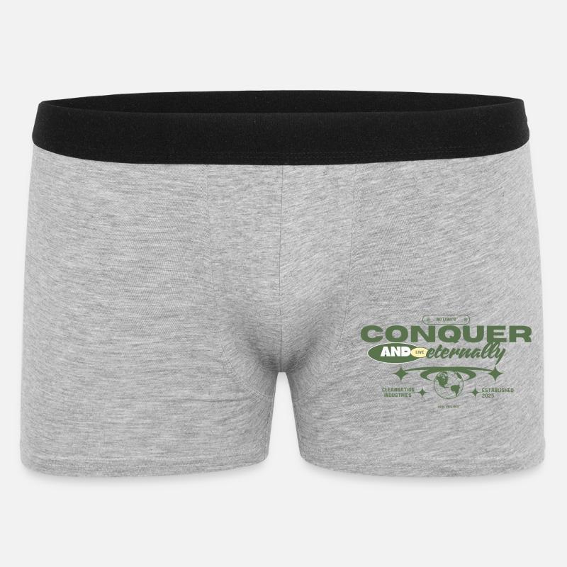 Conquer - Men's Boxer Shorts - heather grey