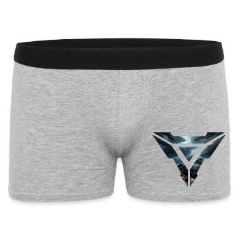 Emblème de la Flotte Galactique – Bataille spatiale futuriste - Boxer Homme - gris chiné - Devant