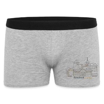 Gernsbach, Dessin du château d’Eberstein Forêt-Noire - Boxer Homme - gris chiné - Devant