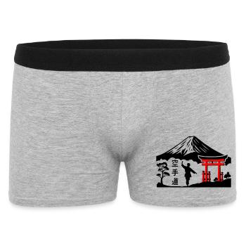 Karate Nature - Men's Boxer Shorts - heather grey - Front