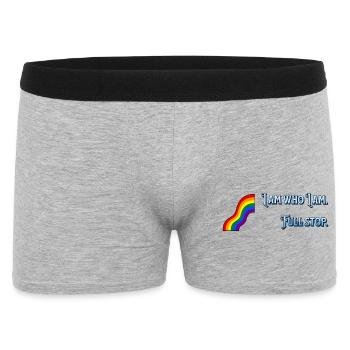 I am what I am - Men's Boxer Shorts - heather grey - Front