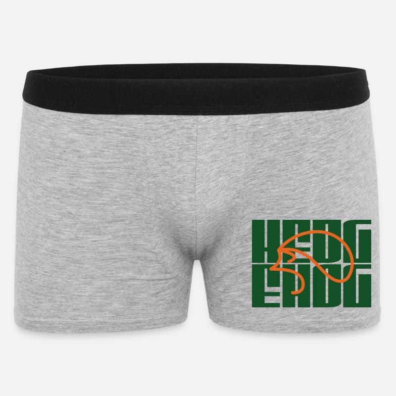 Merch mit dem Logo deines Lieblingsigels - Männer Boxer Shorts - Grau meliert
