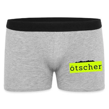 Ötscher - Mountain in Austria - Men's Boxer Shorts - heather grey - Front