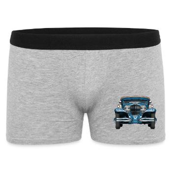 Oldtimer  - Männer Boxer Shorts - Grau meliert - Vorne