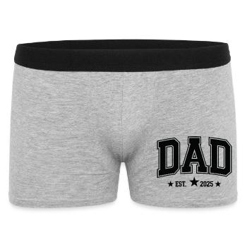 Patriotic Design for Unique Father - Men's Boxer Shorts - heather grey - Front