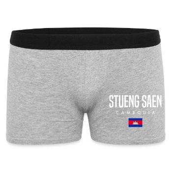 Stueng Saen Cambodge Khmer - Boxer Homme - gris chiné - Devant
