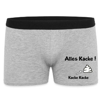 Everything is crap - Men's Boxer Shorts - heather grey - Front