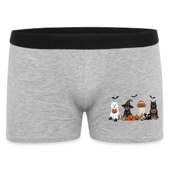 Halloween pour chiens - Boxer Homme - gris chiné - Devant
