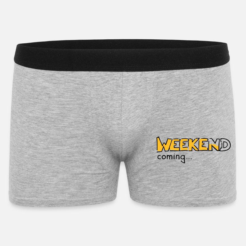 Weekend - Männer Boxer Shorts - Grau meliert