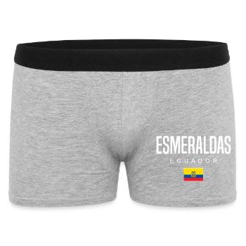 Esmeraldas Ecuador Ecuadorianer - Männer Boxer Shorts - Grau meliert - Vorne