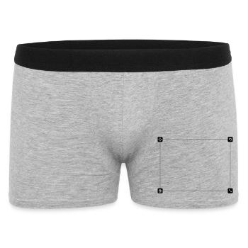 Champ Motif - Boxer Homme - gris chiné - Devant