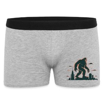 Giant Gorilla Over City Skyline - Men's Boxer Shorts - heather grey - Front