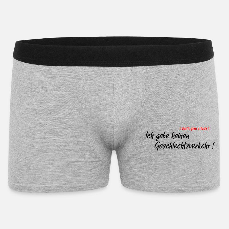 I don't have sexual intercourse - Men's Boxer Shorts - heather grey