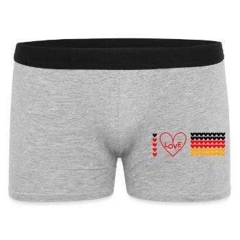 J’adore l’Allemagne - Boxer Homme - gris chiné - Devant