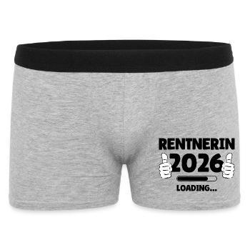 Retiree 2026 Conception de la barre de chargement - Boxer Homme - gris chiné - Devant