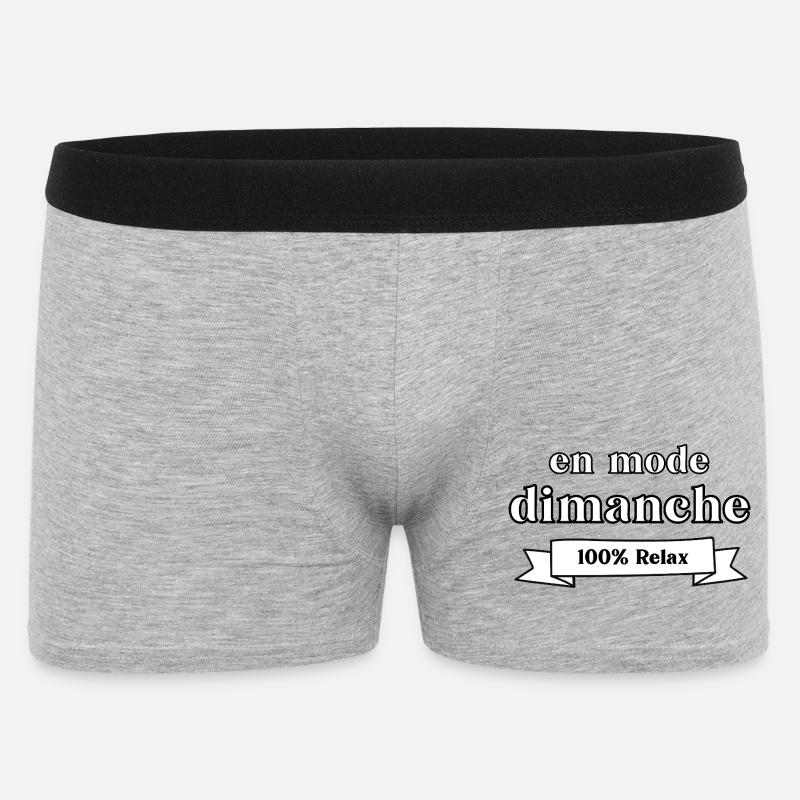 Im 100% Ralex SUNDAY-Modus - Männer Boxer Shorts - Grau meliert