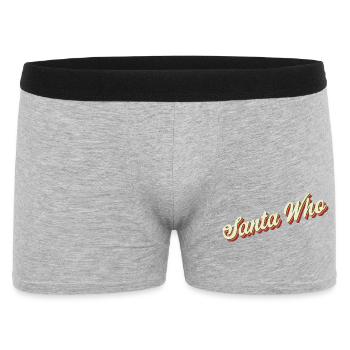 Design de Noël du Père Noël - Boxer Homme - gris chiné - Devant