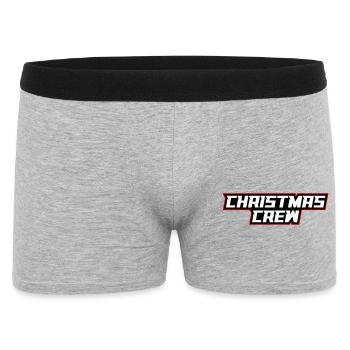 Christmas Crew Weihnachten - Men's Boxer Shorts - heather grey - Front