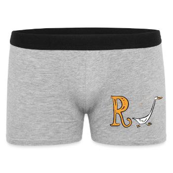 Pension Duck - Retirement - Pension - Men's Boxer Shorts - heather grey - Front