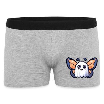 Butterfly Halloween Ghost - Men's Boxer Shorts - heather grey - Front