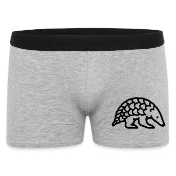 pangolin - Boxer Homme - gris chiné - Devant