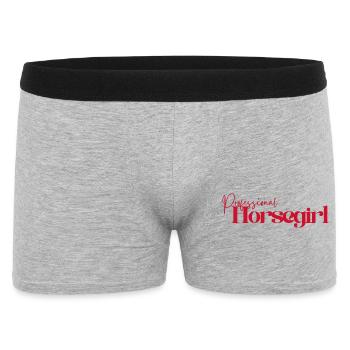 Cavalière professionnelle - Boxer Homme - gris chiné - Devant