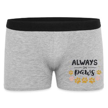 Toujours sur les pattes - Boxer Homme - gris chiné - Devant