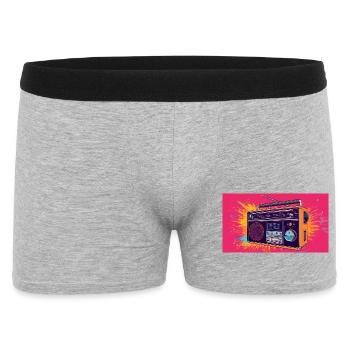 Cool Radio - Boxer Homme - gris chiné - Devant