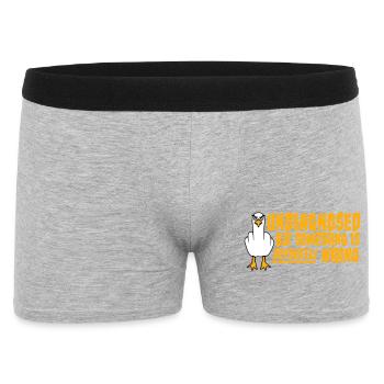 Undiagnosed But Something Is Definitely Wrong Seagull - Men's Boxer Shorts - heather grey - Front