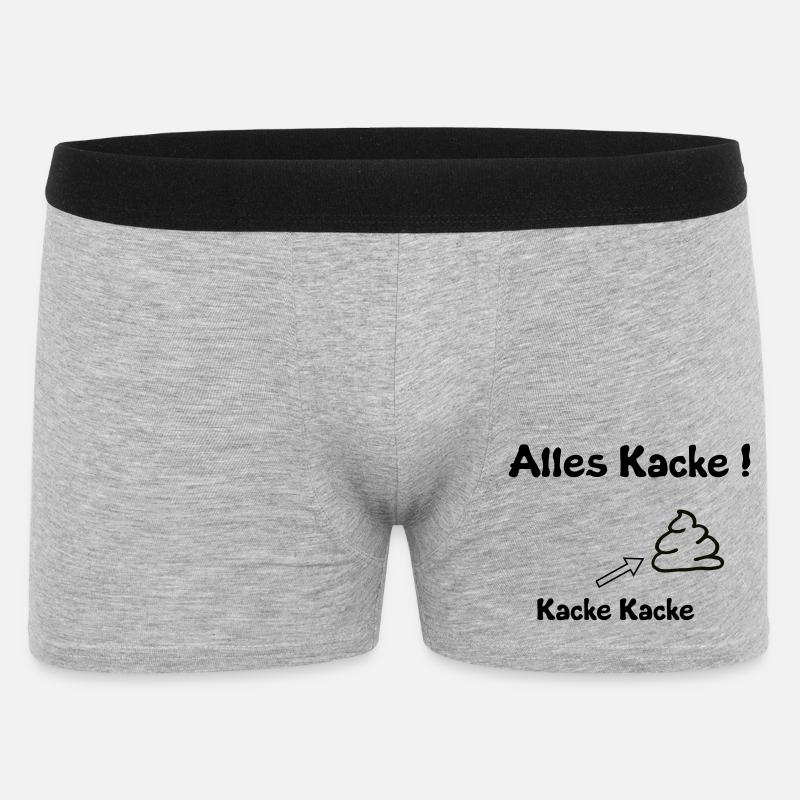 Kacke - Männer Boxer Shorts - Grau meliert