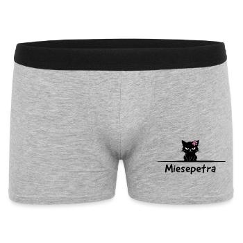 Jeu de mots : Petra Miesepeter - Boxer Homme - gris chiné - Devant