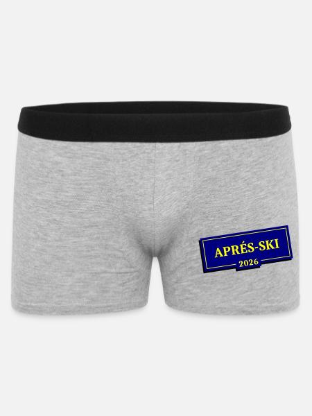 Après-ski 2026 - Men's Boxer Shorts - heather grey