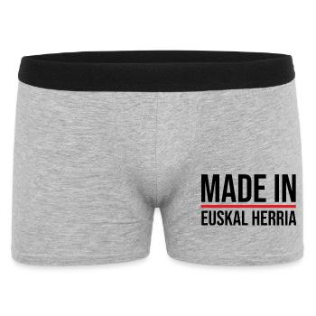 Made in pays basque - Boxer Homme - gris chiné - Devant