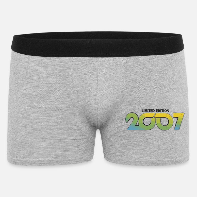2007 Limitierte Edition Camo Gradient - Männer Boxer Shorts - Grau meliert