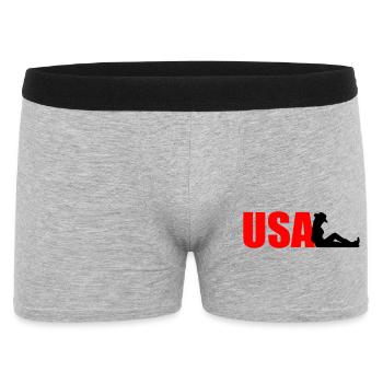 États-Unis - Boxer Homme - gris chiné - Devant