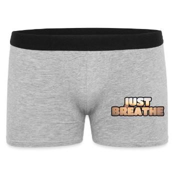 N'oubliez pas de respirer - Boxer Homme - gris chiné - Devant