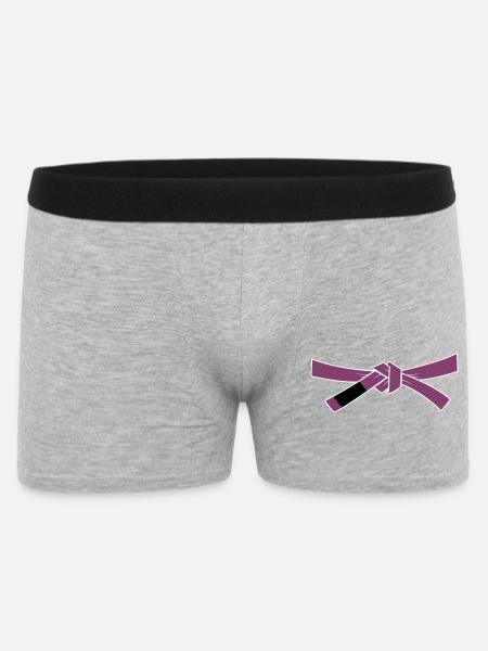 Purplebelt - Purple Belt - Men's Boxer Shorts - heather grey