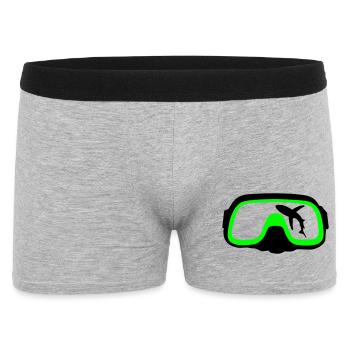 Lunettes de plongée - Boxer Homme - gris chiné - Devant