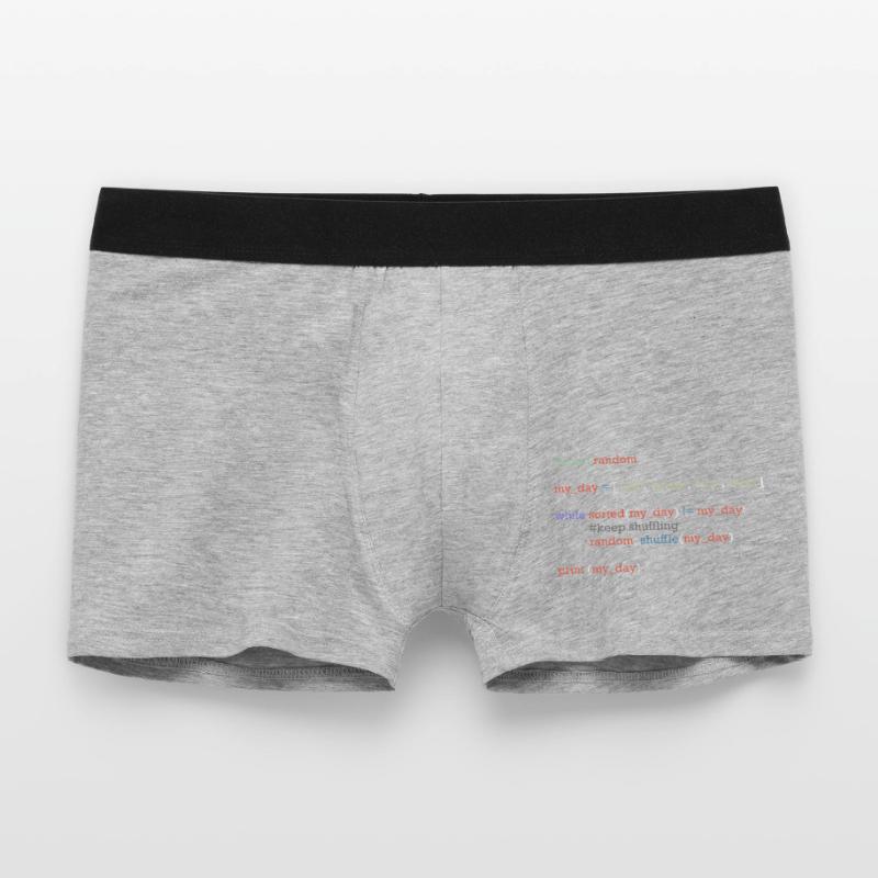 Drôle de code python sur la vie quotidienne, bébé Boxer Homme