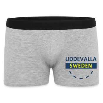 Nordic Sweden Emblem Circle - Men's Boxer Shorts - heather grey - Front
