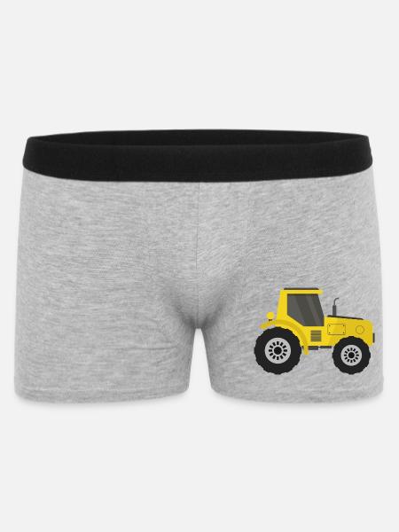 tractor - Men's Boxer Shorts - heather grey