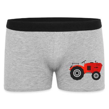 tractor - Men's Boxer Shorts - heather grey - Front