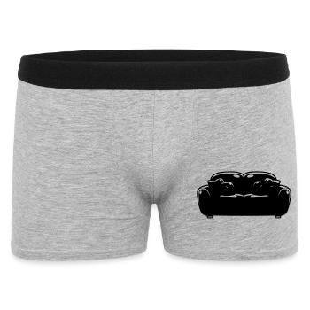 Silhouette de canapé Détendue Vector - Boxer Homme - gris chiné - Devant