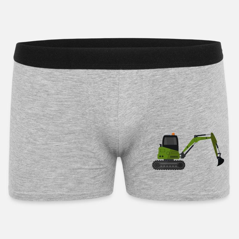 Bagger - Männer Boxer Shorts - Grau meliert