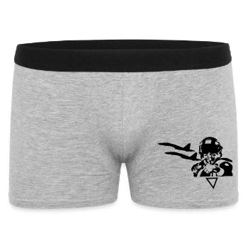 pilot - Men's Boxer Shorts - heather grey - Front
