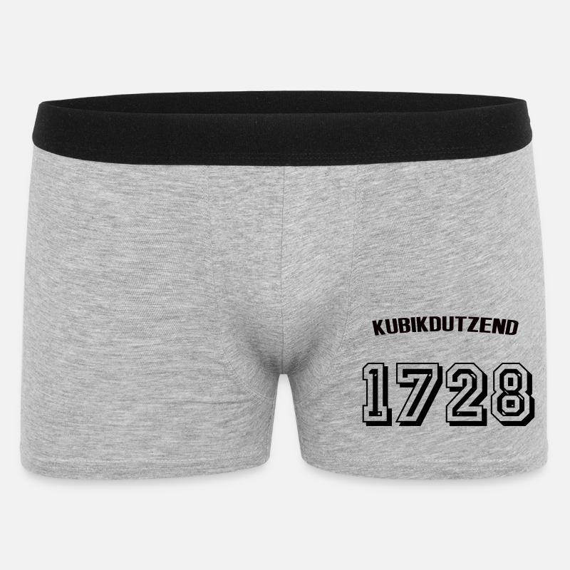 1728 - Boxer Homme - gris chiné