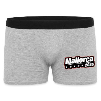 Mallorca 2026 - Men's Boxer Shorts - heather grey - Front